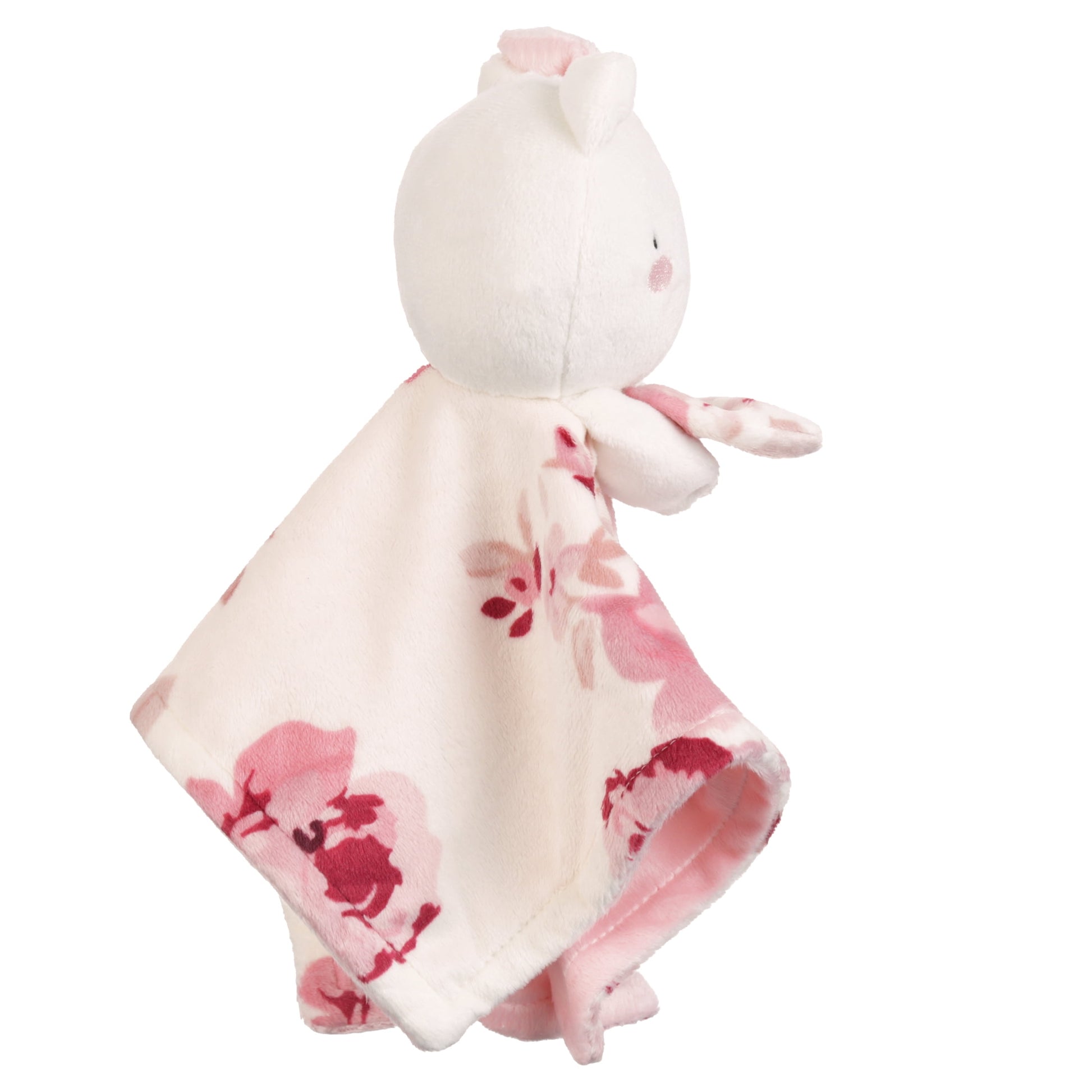 Modern Moments by Gerber Baby & Toddler Girl or Boy Plush Security Blanket, Pink Bear