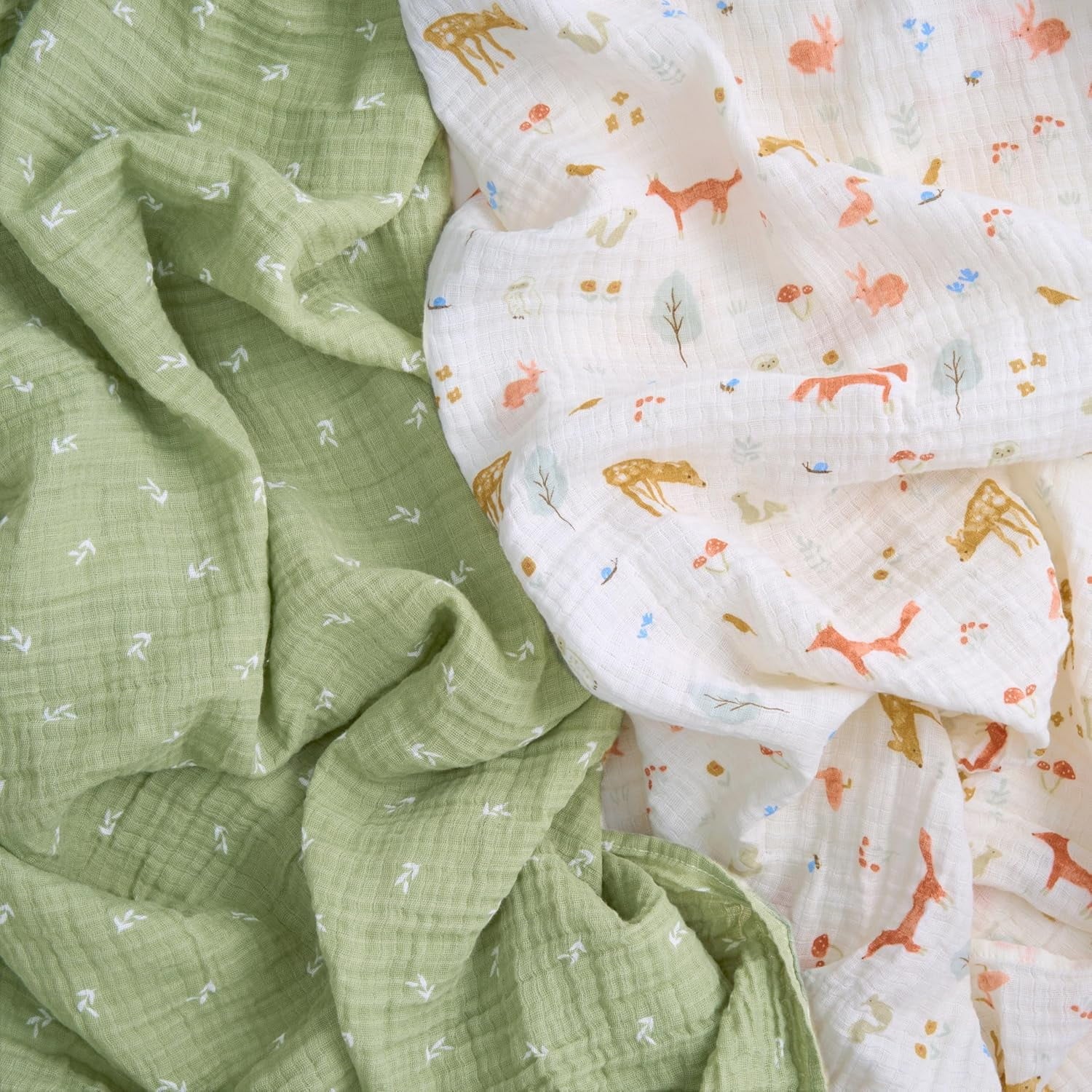 aden + anais essentials cotton muslin swaddle blanket 2 pack