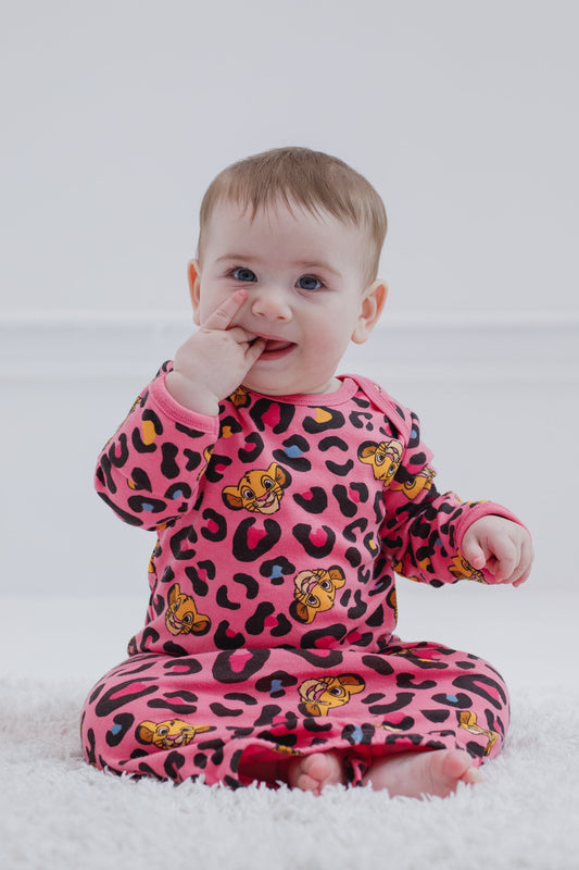 Disney Lion King Simba 2 Pack Long Sleeve Swaddle Sleeper Gown Newborn