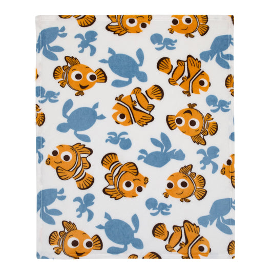 Disney Finding Nemo Crush and Squirt Super Soft Baby Blanket