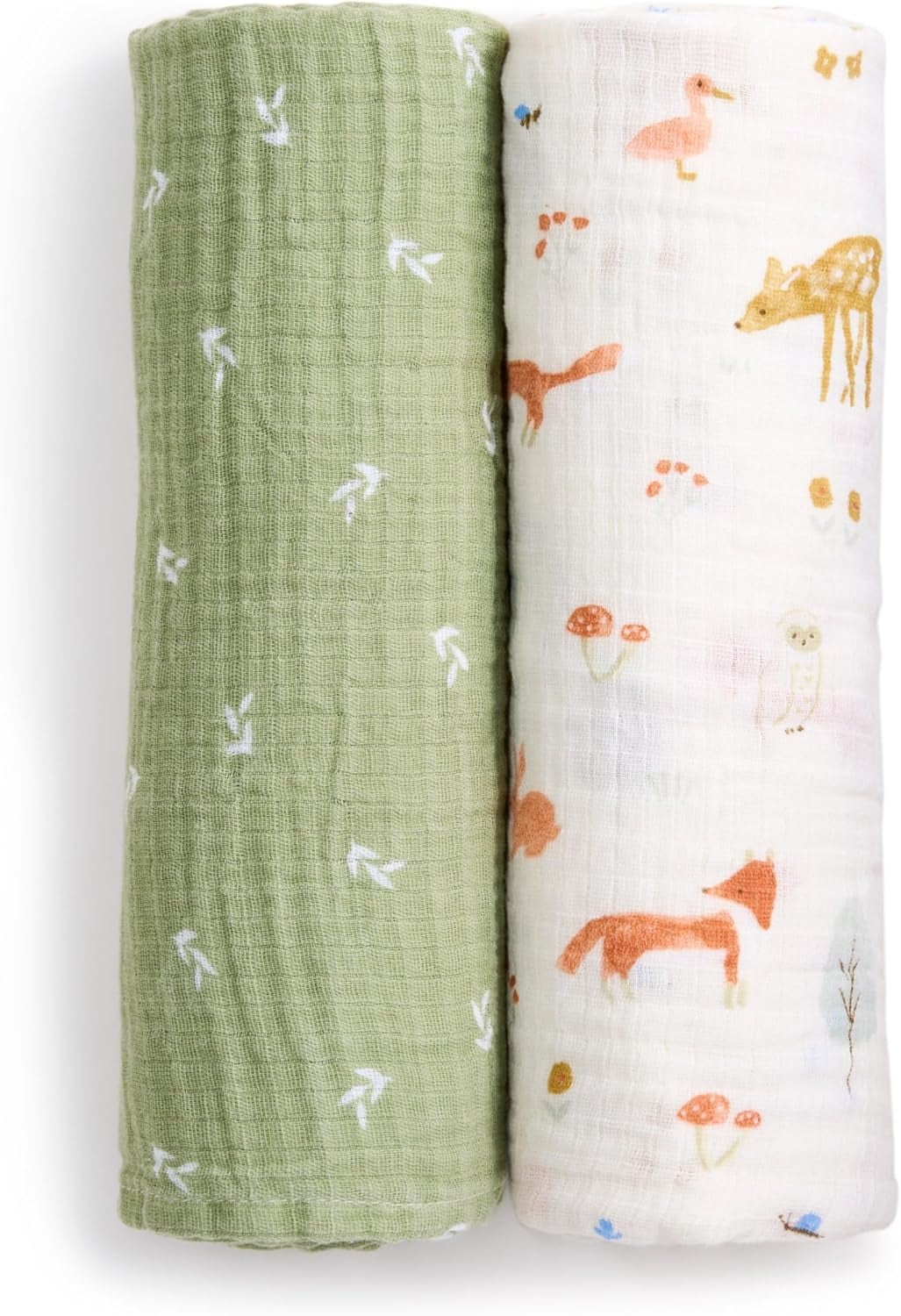 aden + anais essentials cotton muslin swaddle blanket 2 pack