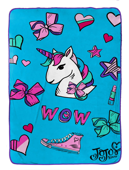 Nickelodeon JoJo Siwa Plush Kid's Bedding Blanket, 1 Each