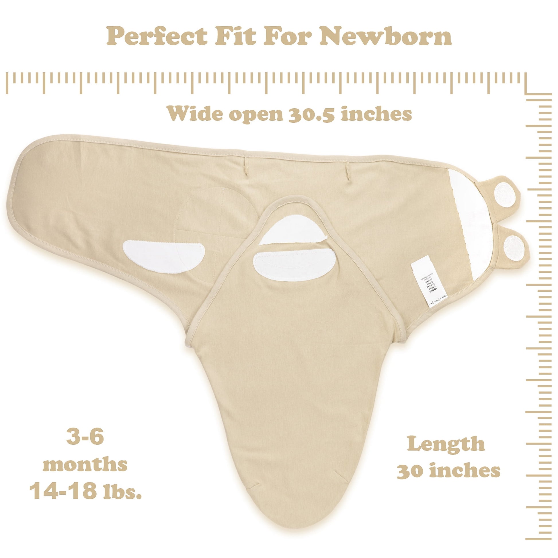 Bublo Baby Preemie Swaddles 4-7 lbs - 3-Pack Premature Babies Swaddle Sleep Sack - Organic Cotton - Premature Infant Sleeping Sack - Easy Adjustable Baby Swaddle Blanket Wrap