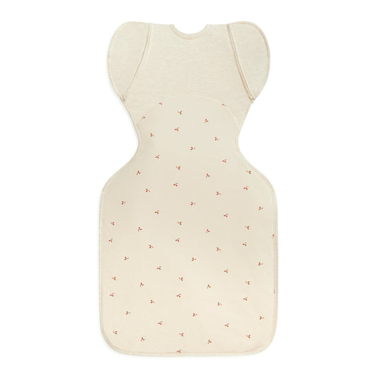 Love to Dream Swaddle UP Transition Baby Sleep Bag Fleece 1.5 TOG, Zip-Off Wings, Medium 13-19 lbs, Oat Twigs