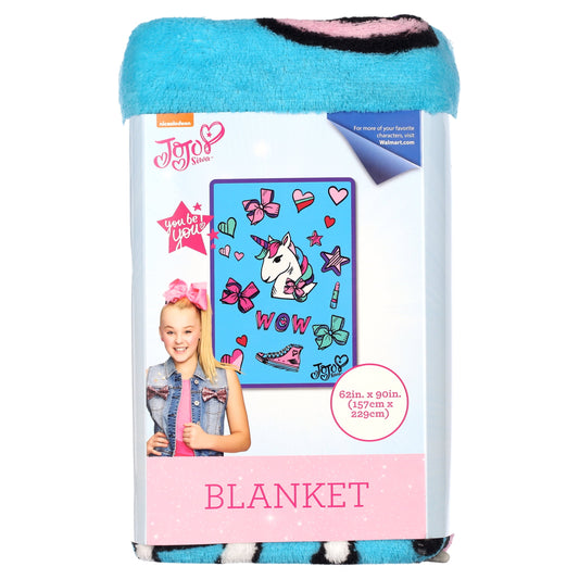 Nickelodeon JoJo Siwa Plush Kid's Bedding Blanket, 1 Each