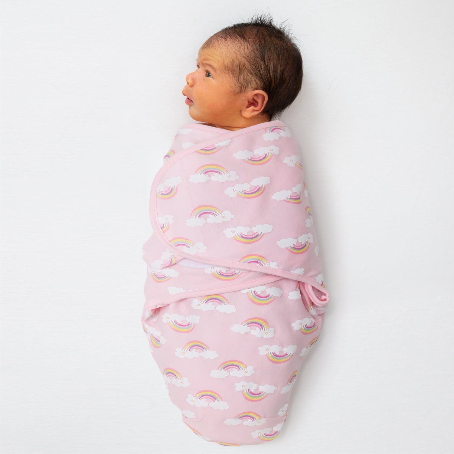 The Peanutshell Newborn Swaddles for Baby Girls, 3 Pack Set, Rainbow Unicorn