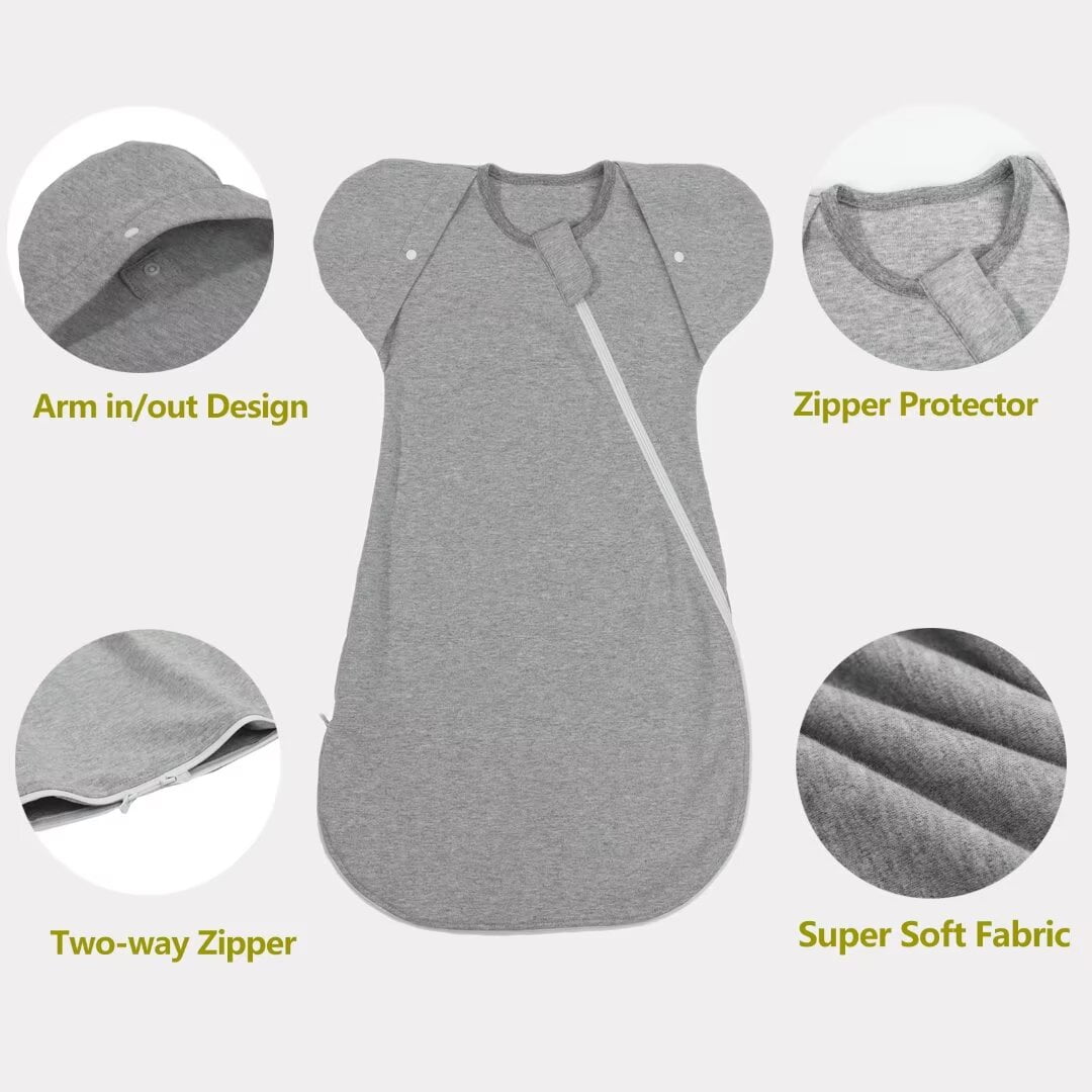 Baby transitonal Sleep Sack Swaddle  Sleepsack3-6Months Infant Sleeping Bag Wearable Blanket Sleepwear