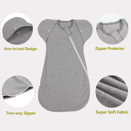 Baby transitonal Sleep Sack Swaddle  Sleepsack3-6Months Infant Sleeping Bag Wearable Blanket Sleepwear